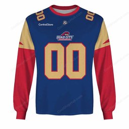 Quad City Steamwheelers IFL Home Jersey Style Shirts