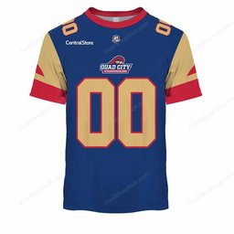 Quad City Steamwheelers IFL Home Jersey Style Shirts