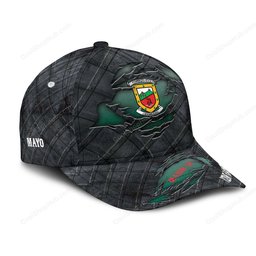 Mayo GAA Black Metal Cap