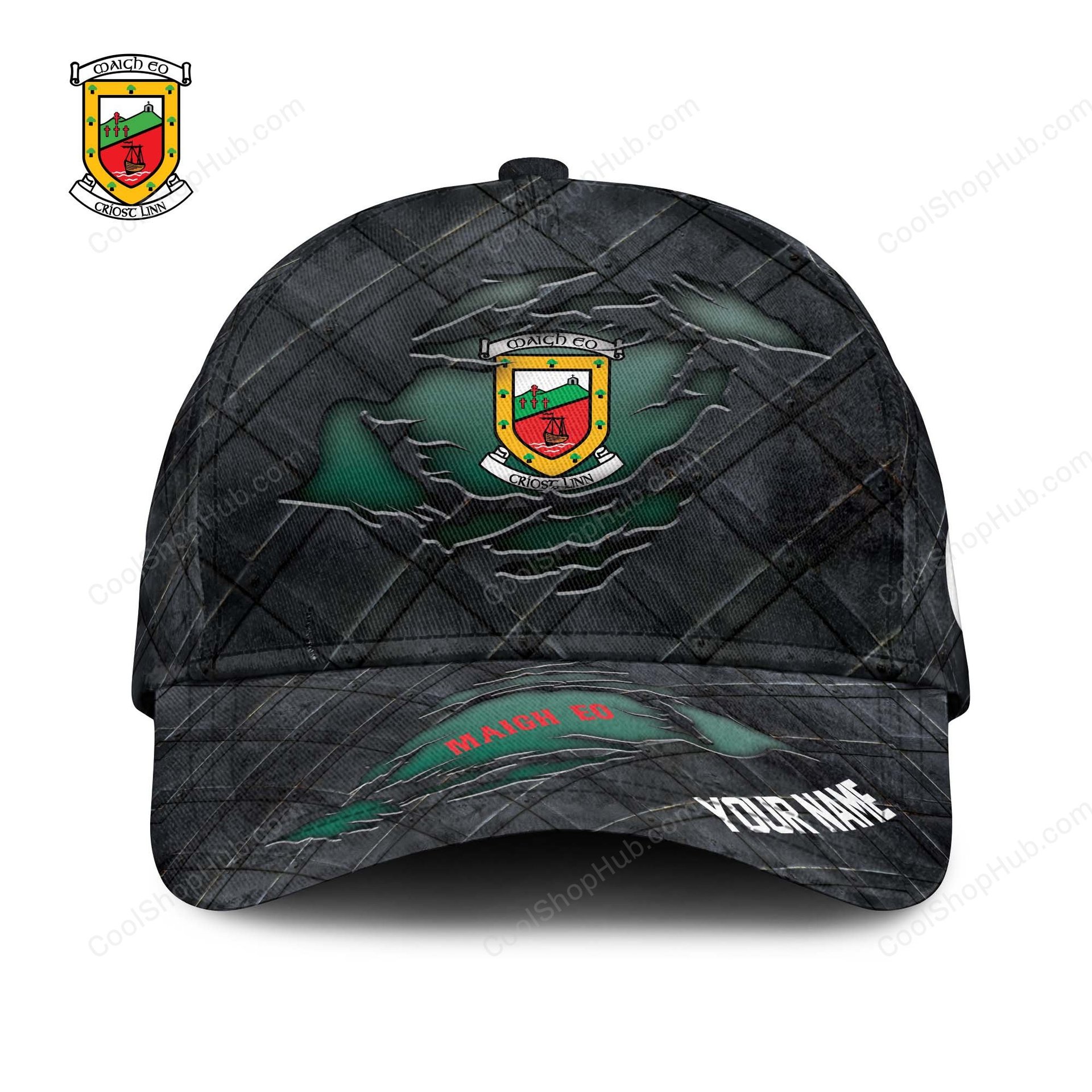 Mayo GAA Black Metal Cap
