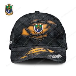 Roscommon GAA Black Metal Cap