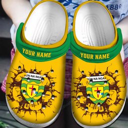 Donegal GAA Broken Wall Design Crocs