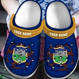 Tipperary GAA Broken Wall Design Crocs