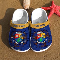 Longford GAA Broken Wall Design Crocs