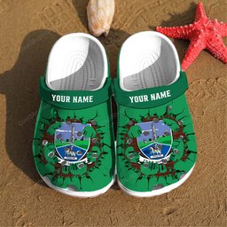 Fermanagh GAA Broken Wall Design Crocs