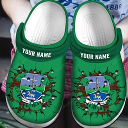 Fermanagh GAA Broken Wall Design Crocs