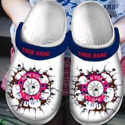New York GAA Broken Wall Design Crocs