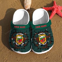 Mayo GAA Broken Wall Design Crocs