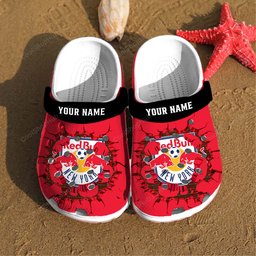 New York Red Bulls MLS Broken Wall Design Crocs
