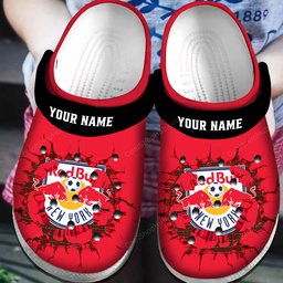 New York Red Bulls MLS Broken Wall Design Crocs