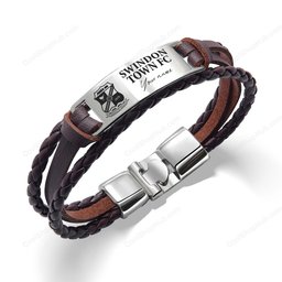 Swindon Town F.C Personalized Handmade Bracelet Gift For Fans