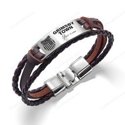 Grimsby Town F.C Personalized Handmade Bracelet Gift For Fans