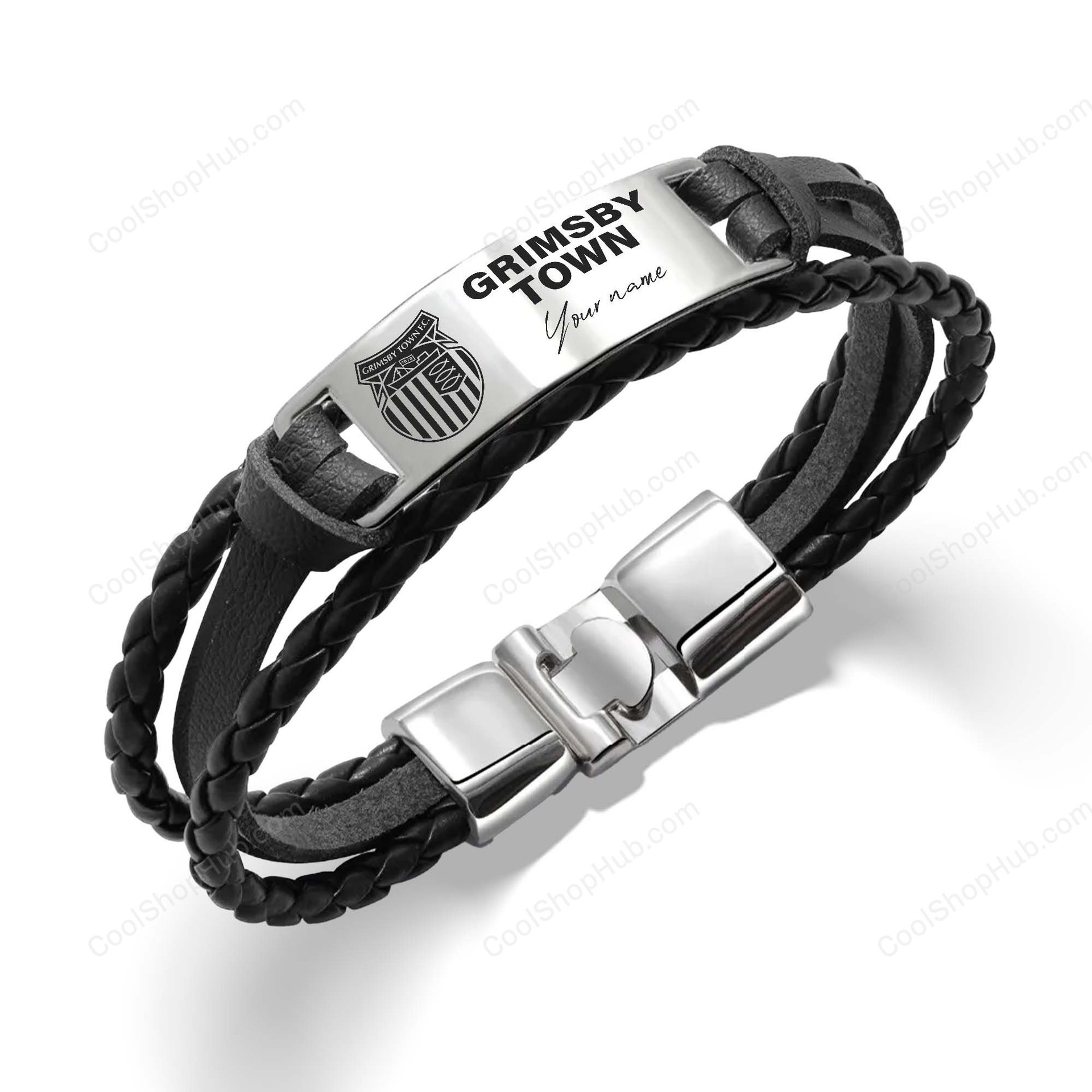 Grimsby Town F.C Personalized Handmade Bracelet Gift For Fans