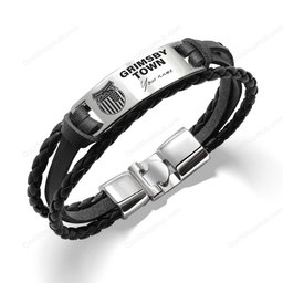 Grimsby Town F.C Personalized Handmade Bracelet Gift For Fans
