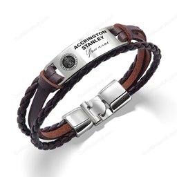 Accrington Stanley F.C Personalized Handmade Bracelet Gift For Fans