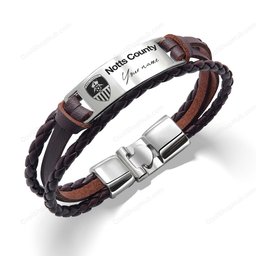 Notts County F.C Personalized Handmade Bracelet Gift For Fans