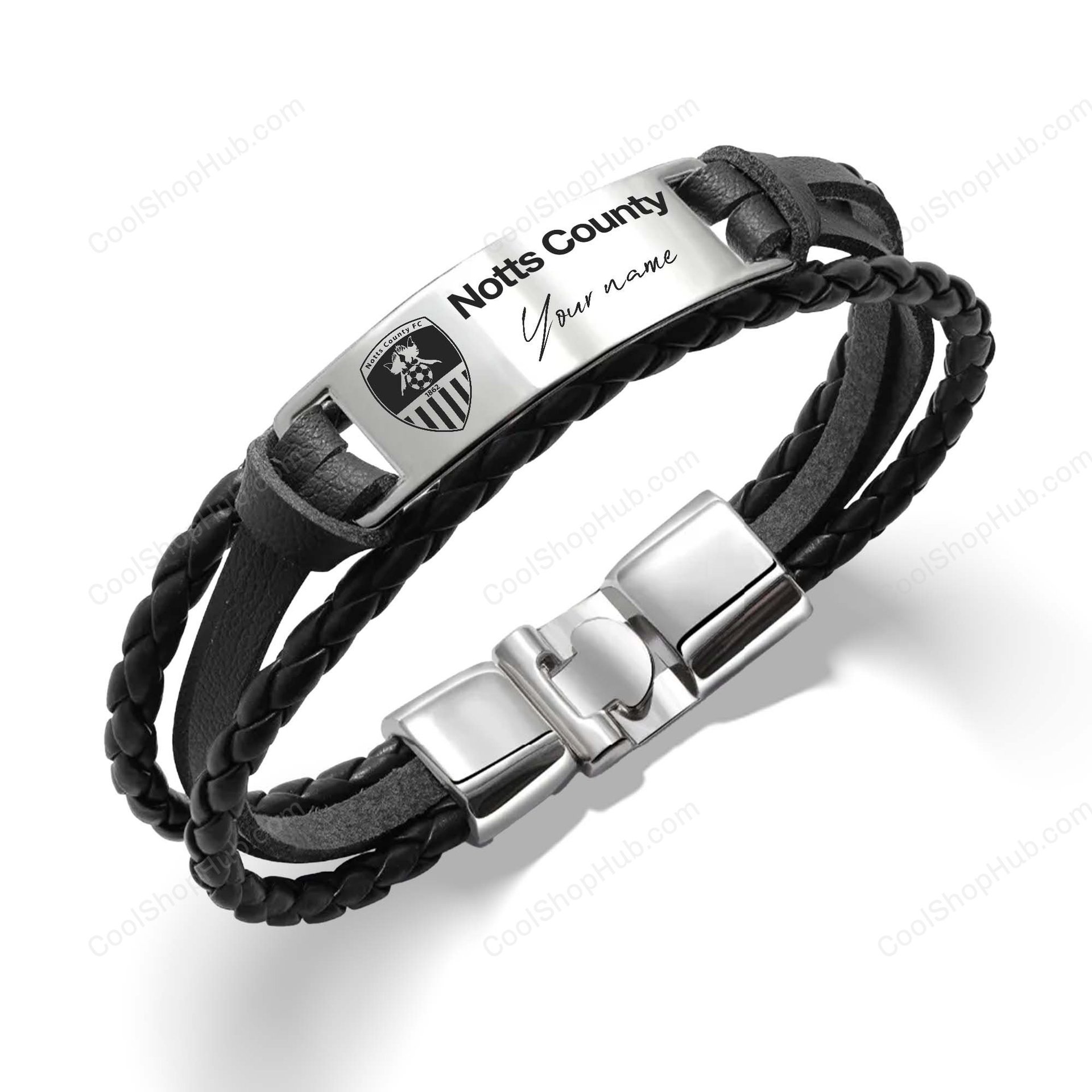 Notts County F.C Personalized Handmade Bracelet Gift For Fans