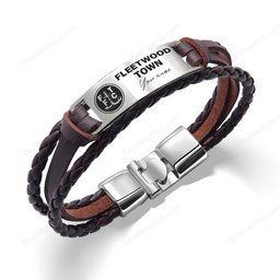 Fleetwood Town F.C Personalized Handmade Bracelet Gift For Fans