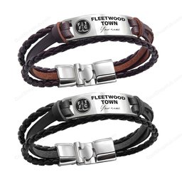 Fleetwood Town F.C Personalized Handmade Bracelet Gift For Fans
