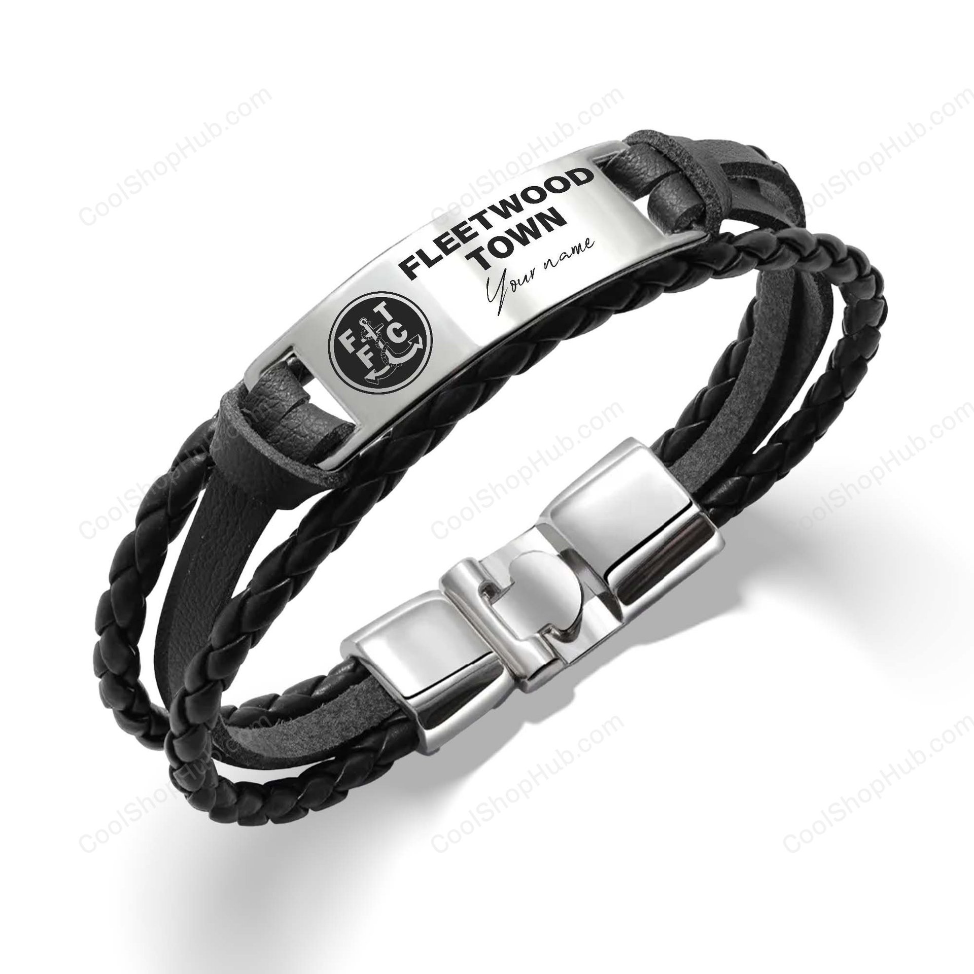 Fleetwood Town F.C Personalized Handmade Bracelet Gift For Fans