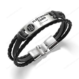 Fleetwood Town F.C Personalized Handmade Bracelet Gift For Fans