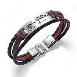 Crewe Alexandra F.C Personalized Handmade Bracelet Gift For Fans
