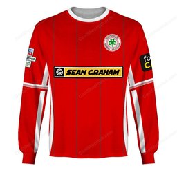 Cliftonville F.C NIFL Premiership 2526 Home Jersey Style Shirts