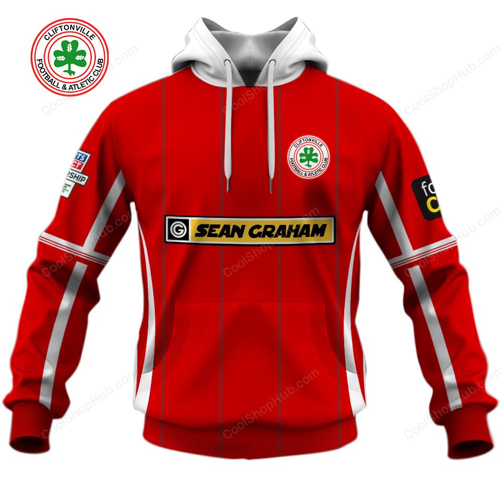 Cliftonville F.C NIFL Premiership 2526 Home Jersey Style Shirts