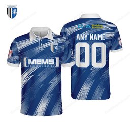 Gillingham F.C Home Jersey Style Polo Shirt