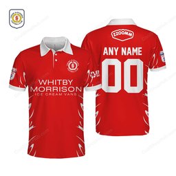 Crewe Alexandra F.C Home Jersey Style Polo Shirt