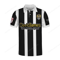 Notts County F.C Home Jersey Style Polo Shirt