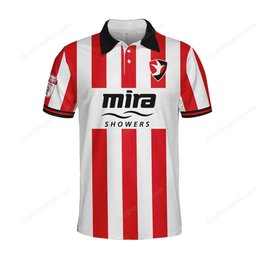 Cheltenham Town F.C Home Jersey Style Polo Shirt