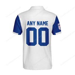 Oldham Athletic A.F.C Home Jersey Style Polo Shirt