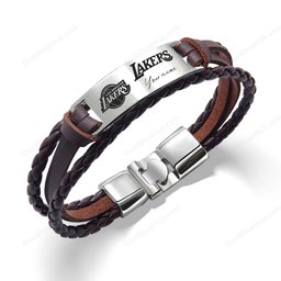 Los Angeles Lakers Personalized Handmade Bracelet Gift For Fans