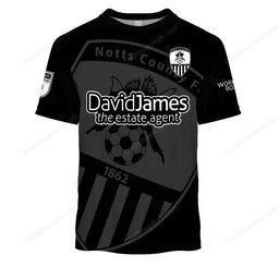 Notts County F.C Monochrome Style Shirts