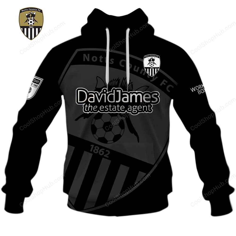 Notts County F.C Monochrome Style Shirts