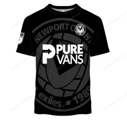 Newport County A.F.C Monochrome Style Shirts