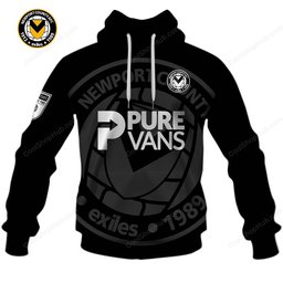 Newport County A.F.C Monochrome Style Shirts