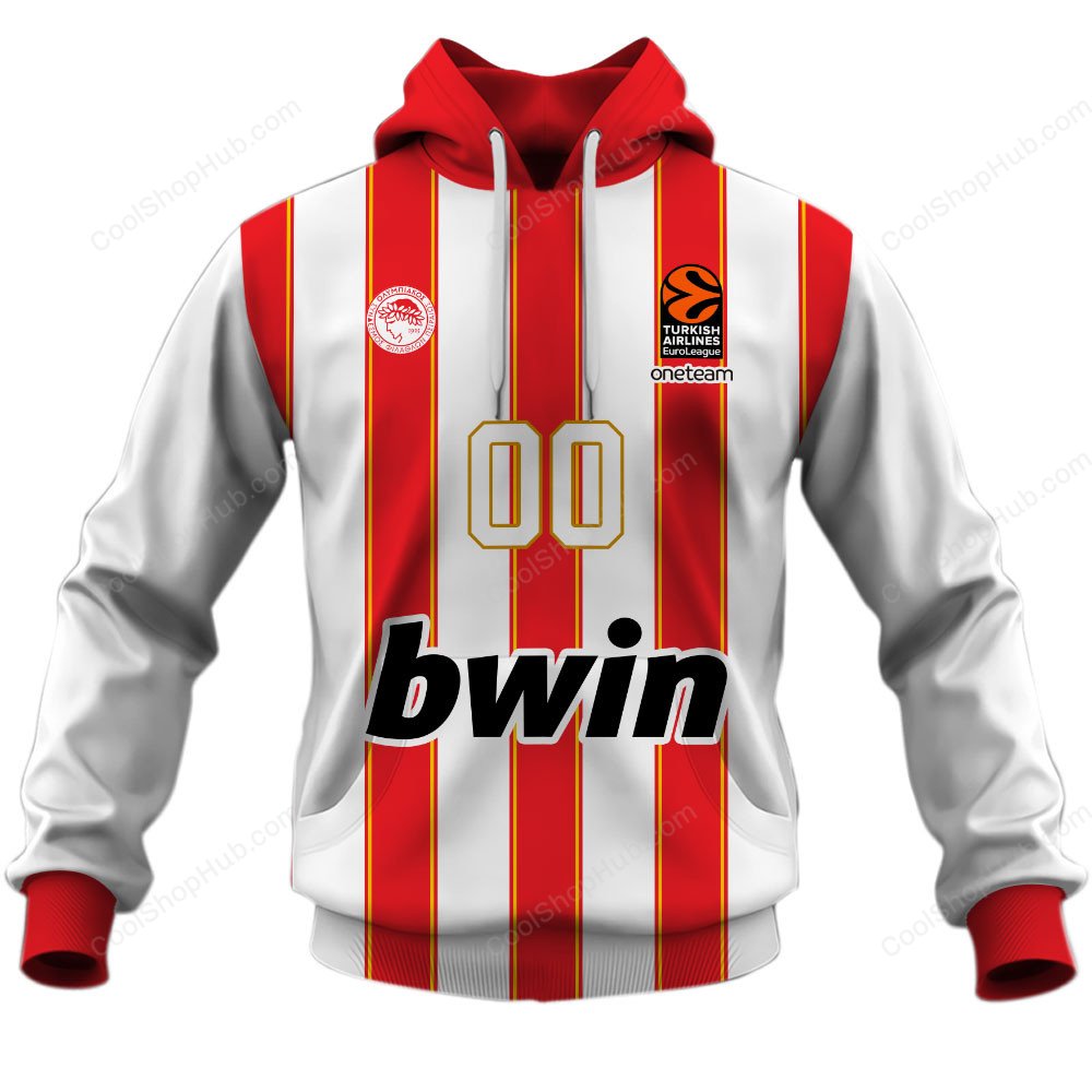 Olympiacos B.C Jersey Style Shirts