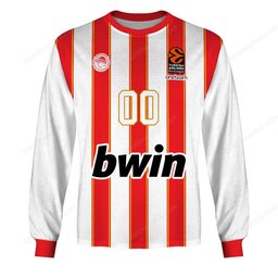 Olympiacos B.C Jersey Style Shirts