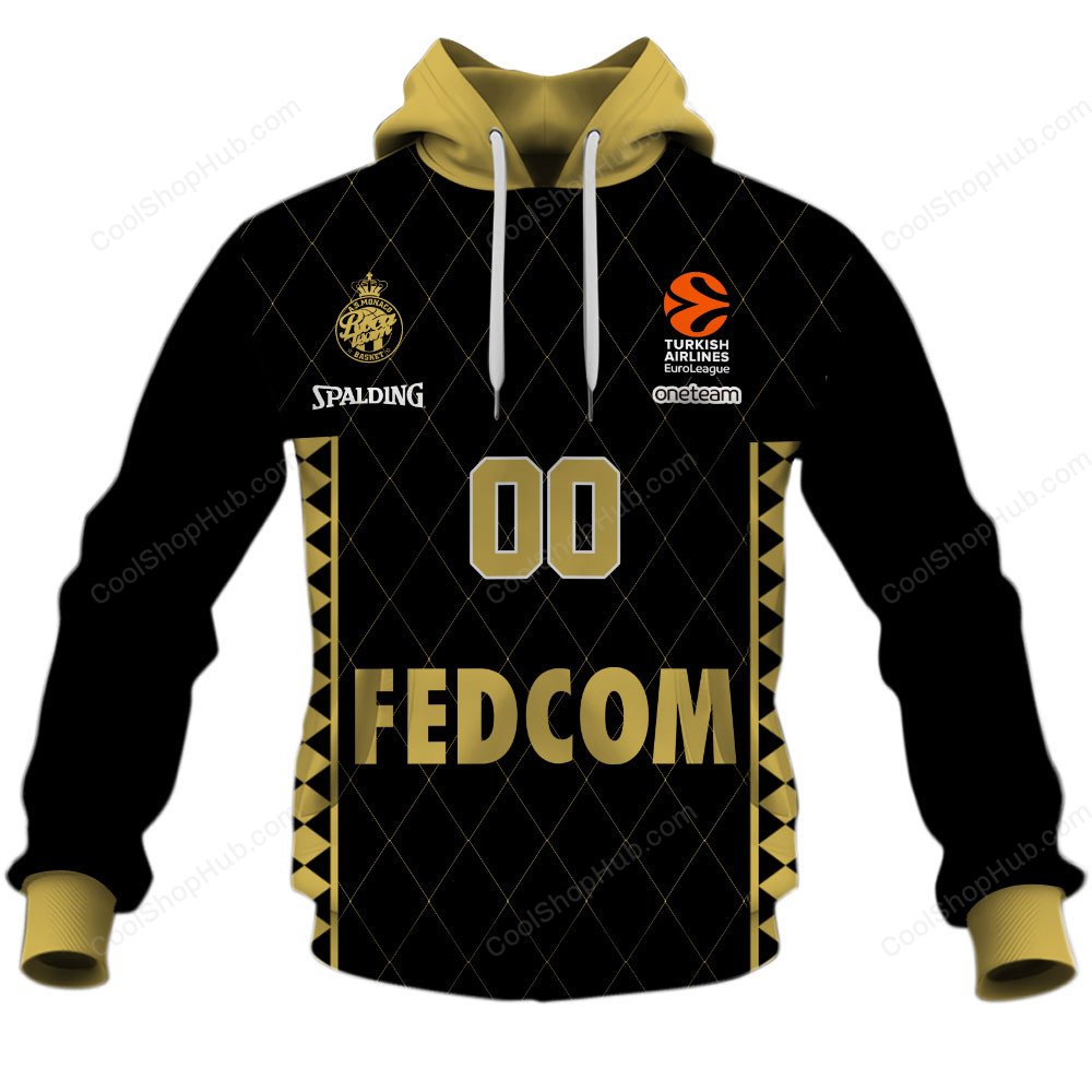AS Monaco Basket Jersey Style Shirts