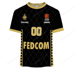 AS Monaco Basket Jersey Style Shirts
