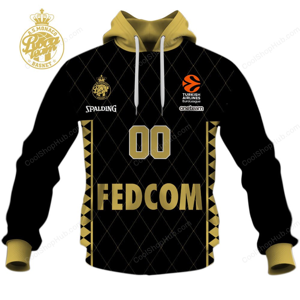 AS Monaco Basket Jersey Style Shirts