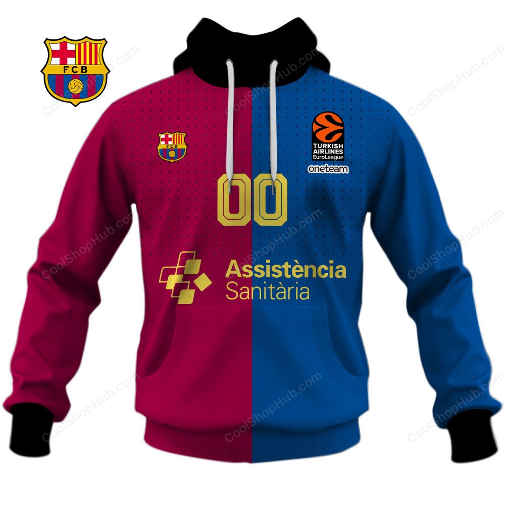 FC Barcelona Bàsquet Jersey Style Shirts