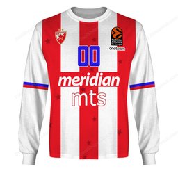 KK Crvena zvezda Jersey Style Shirts