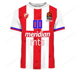 KK Crvena zvezda Jersey Style Shirts
