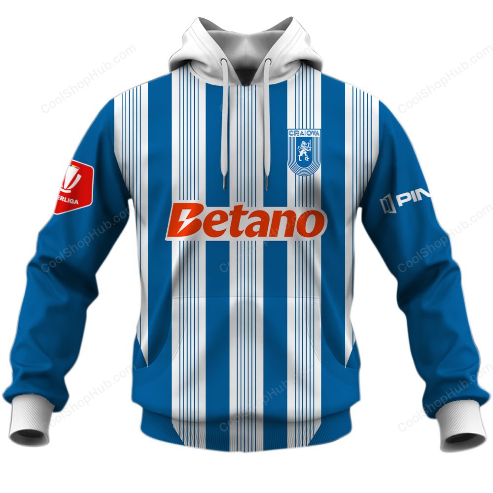 CS Universitatea Craiova Home Jersey Style Shirts