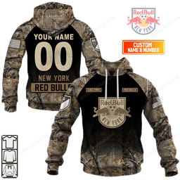 New York Red Bulls ( MLS ) Hunting Camo Shirts