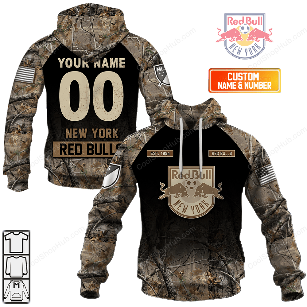 New York Red Bulls ( MLS ) Hunting Camo Shirts