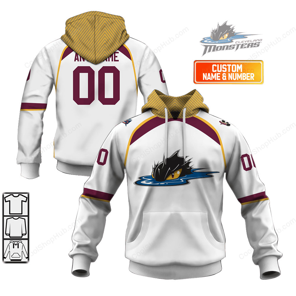 Cleveland Monsters AHL Away Jersey Style Shirts